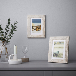 IKEA PLOMMONTRÄD  (ИКЕА ПЛОММОНТРÄД)  -  Рама, белая имитация окрашенной сосны, 13x18 см