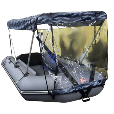 Тент-Крыша Hunterboat Универсальный Зелёный КМФ