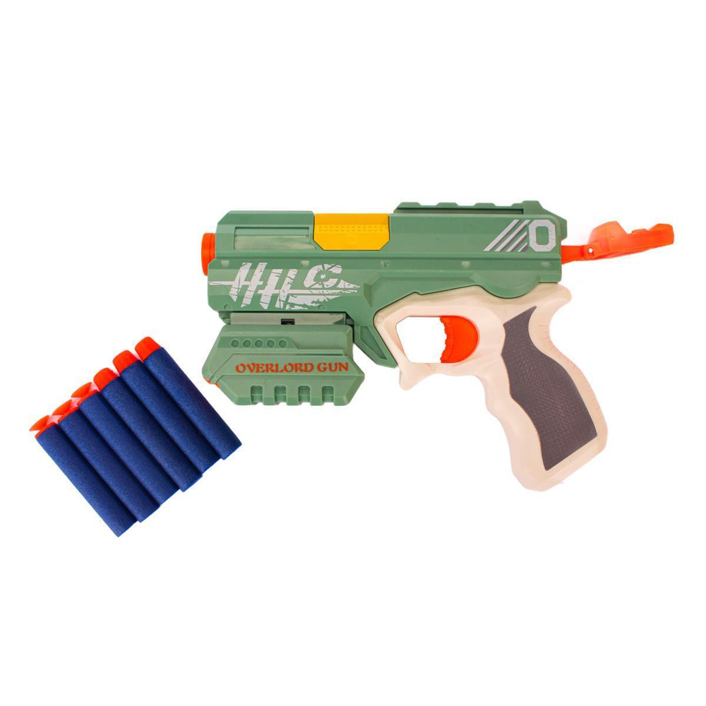 Пистолет с мягк.пулями, коробка 6003B