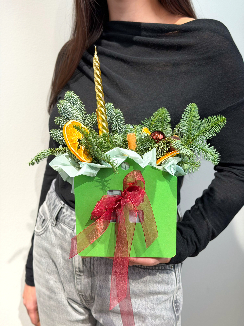 Композиция "Зимний домик"