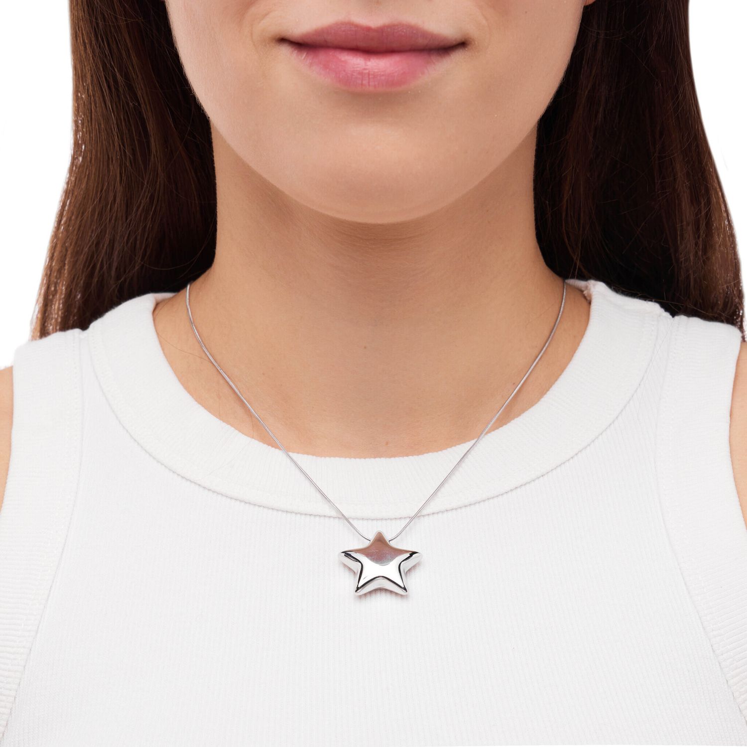 Колье Chic Star Necklace - Silver