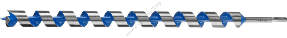 ЗУБР 35x600/400мм, сверло левиса по дереву, шестигранный хвостовик
