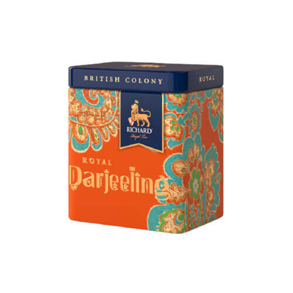 Чай черный  Richard British Royal Darjeeling (жестебанка) 50 г.