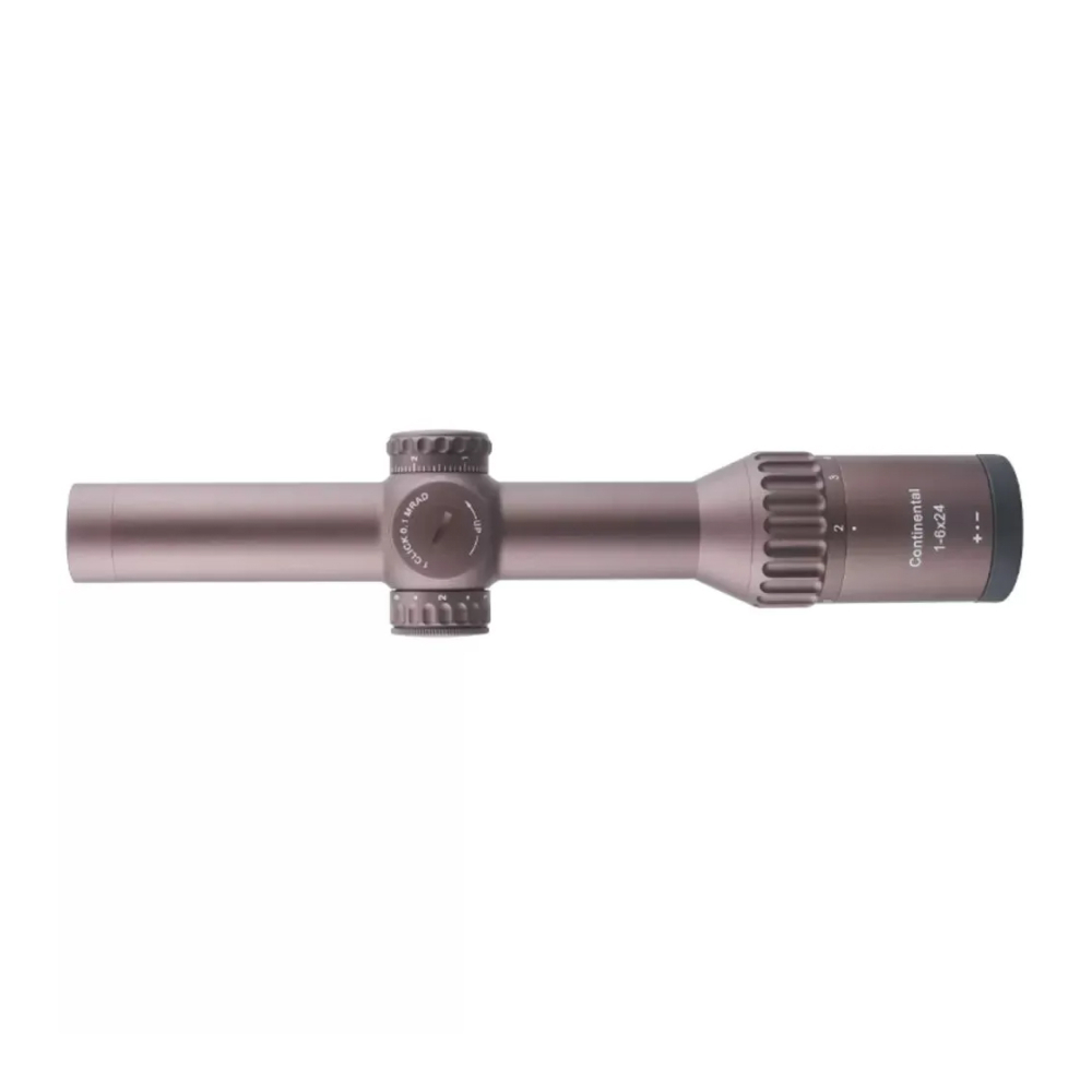 Оптический прицел Vector Optics 30мм Continental x6 1-6x24 Coyote Hunting FDE ( установка на Тигр, СВД / Сетка BDC VEC-T6M / с подсветкой )