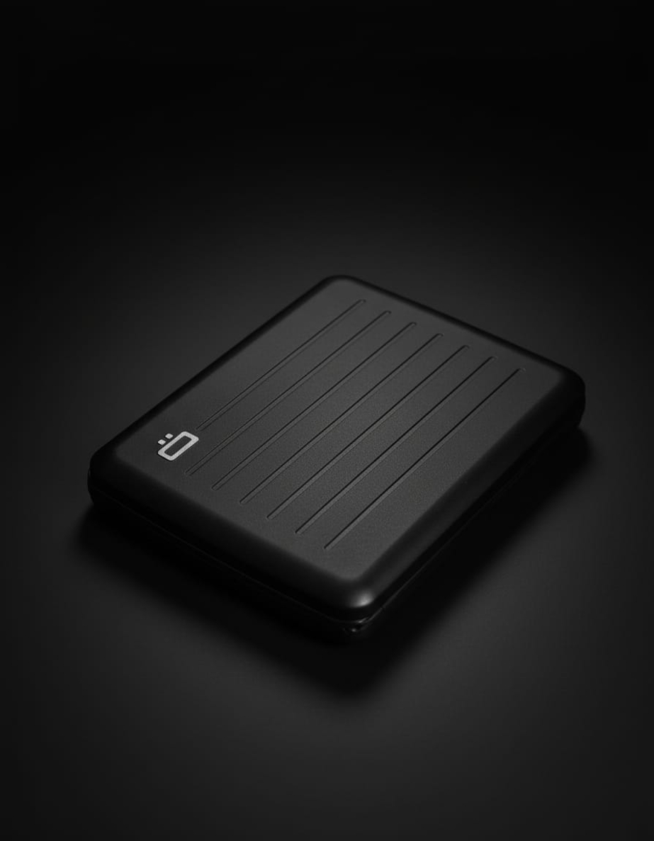 Кошелёк алюминиевый чёрный