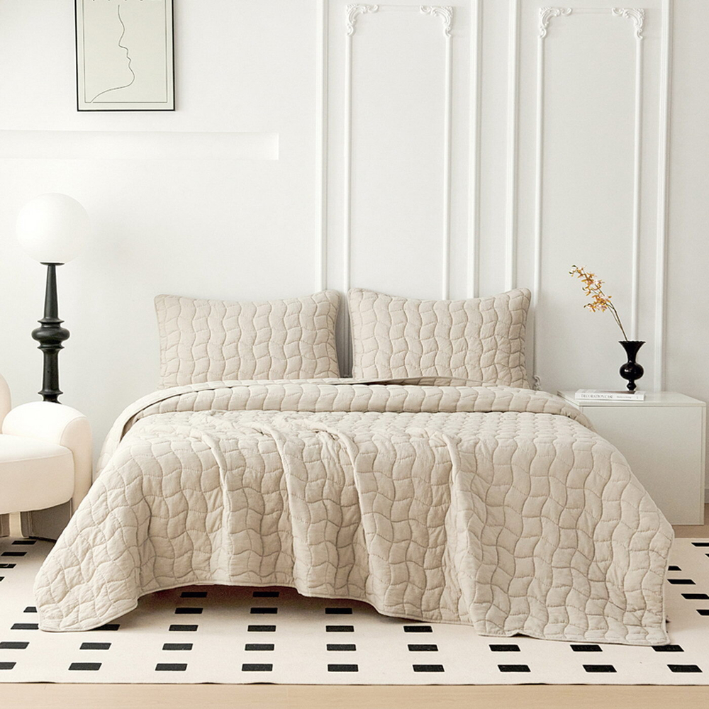 Покрывало 230x250 Sofi De MarkO Минелла светло-бежевое