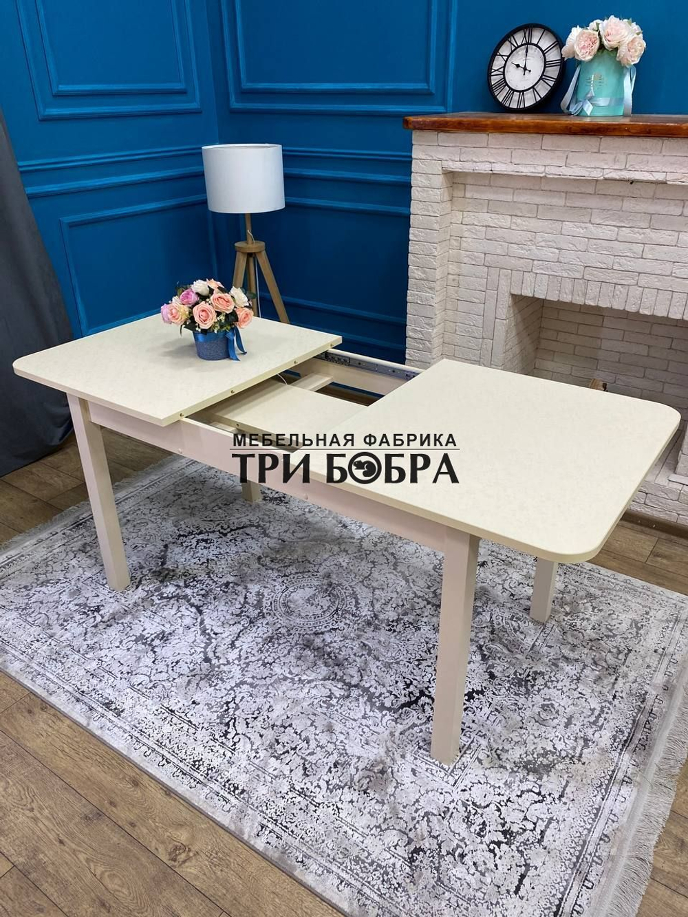 Большой кухонный стол "Макси", ванильная лоза