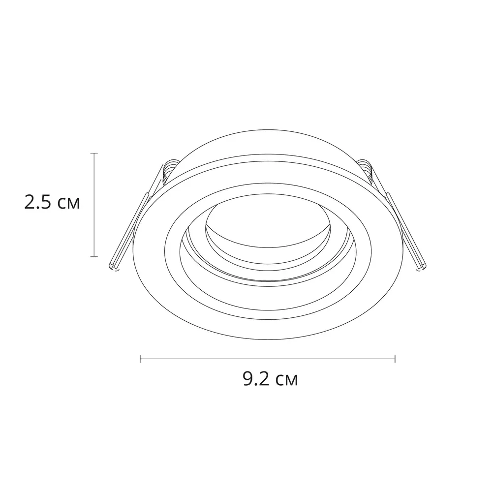 Точечный встраиваемый светильник ARTE LAMP TARF