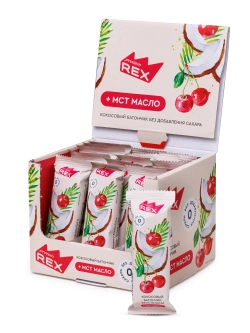 Батончик кокосовый глазированный 40 гр (ProteinRex)