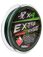 Шнур плетеный для рыбалки Helios Extrasense X4 PE Green 150m 1.0/15LB 0.17mm (HS-ES-X4-1/15LB)