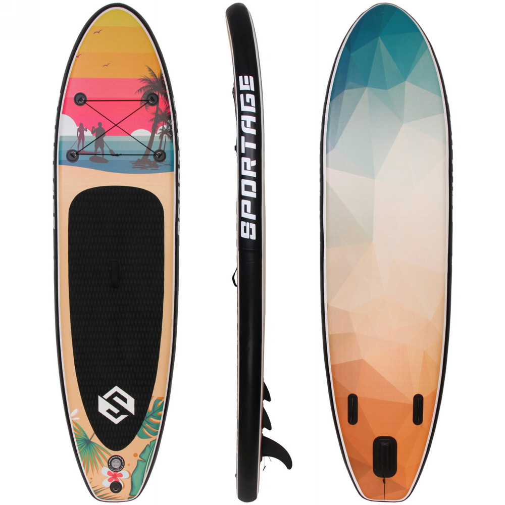 SUP-доска для плавания Gradient, 320*80*15 см + 4 аксессуара, до 150 кг Sportage