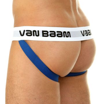 Мужские трусы джоки белые с принтом Van Baam