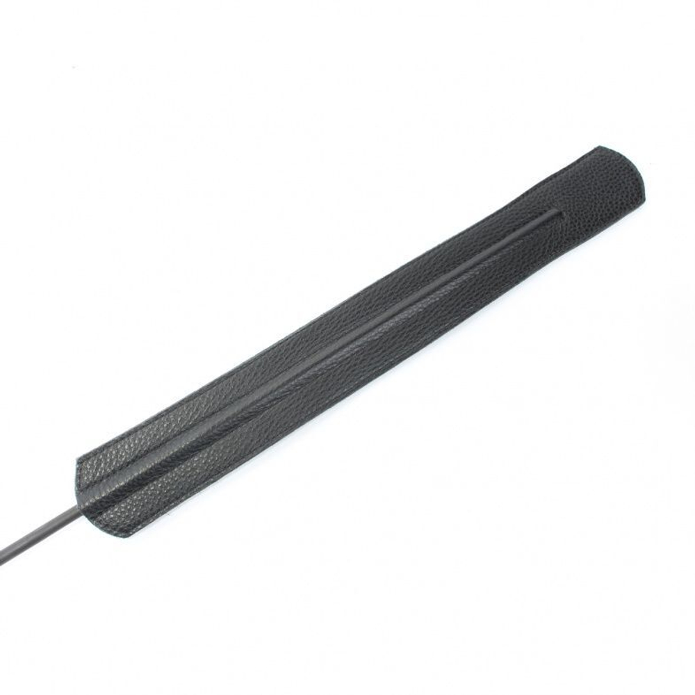 Чёрный королевский стек с золотистой рукоятью - 80 см.