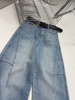 Брюки джинсовые женские арт. 1809 цвет "синий"