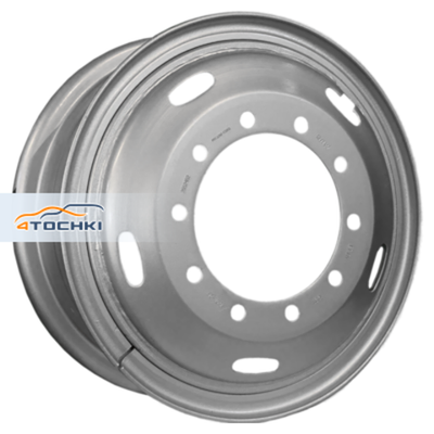 SRW 8,5x24/10x335 ET180 D281 Silver (2852402) (16 мм) Камаз 6580 / Вольво / Скания / Ман / Мерседес (камера) 4 750 кг