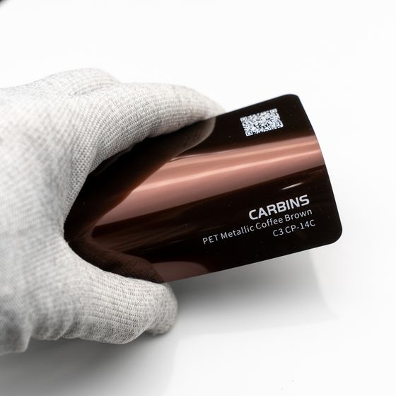 Веер образцов виниловой цветной пленки Carbins