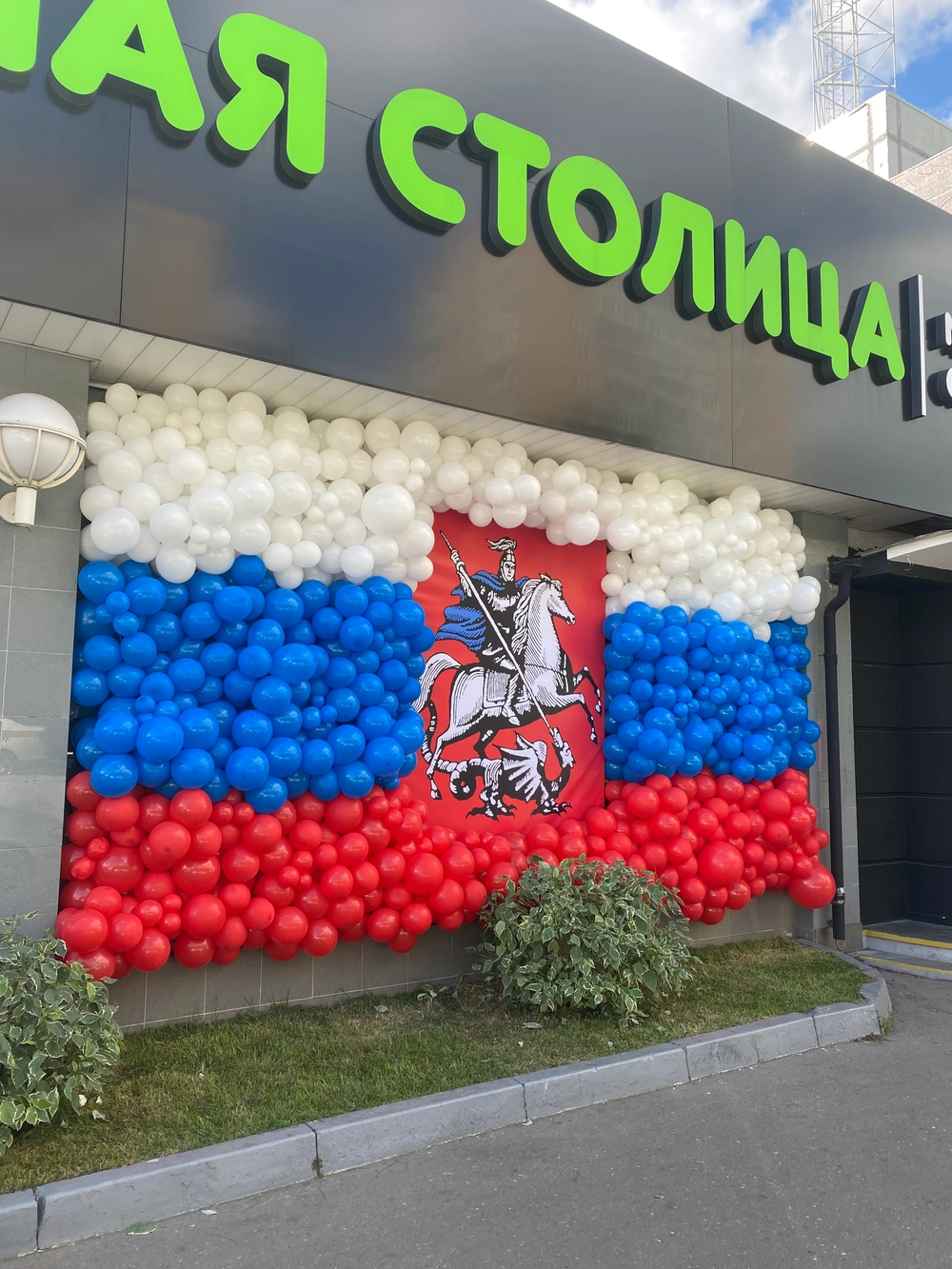 Панно из воздушных шаров