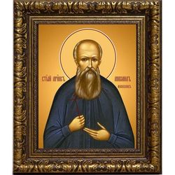 Михаил Новоселов мученик. Икона на холсте.