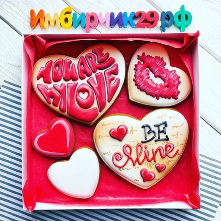 Имбирные пряники Любовь