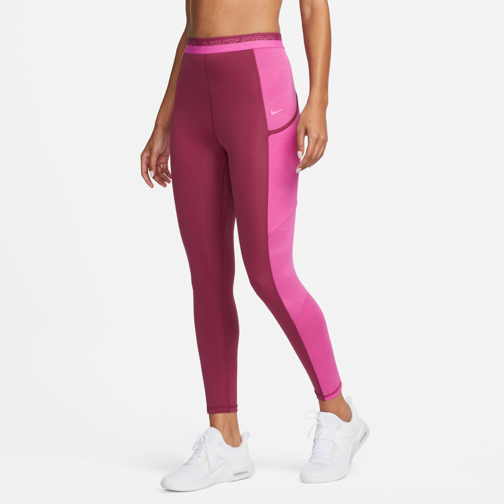 Женские теннисные брюки Nike Dri-Fit Performance Heritage Tight Women - Red, Pink
