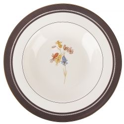 Тарелка суповая "Greige" d=21,5см (min6) (фарфор) (транспортная упаковка)