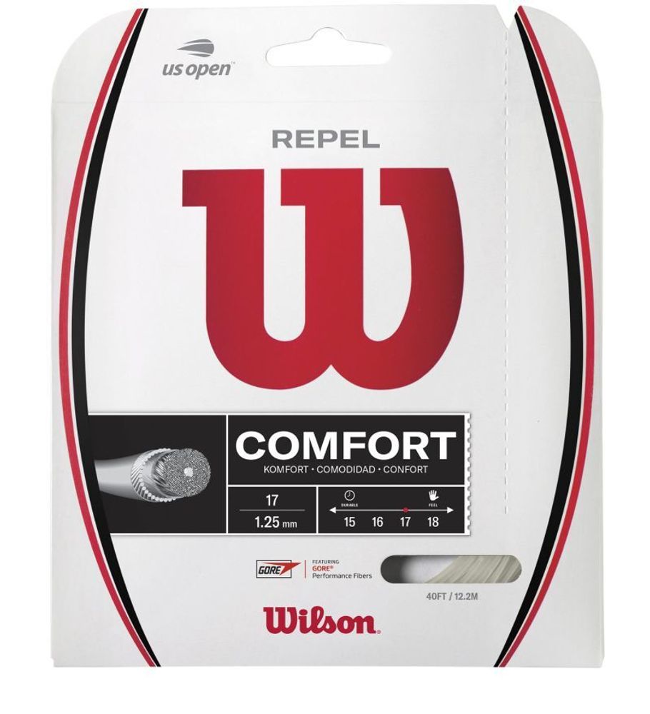Теннисные струны Wilson Repel (12,2м) - натуральные