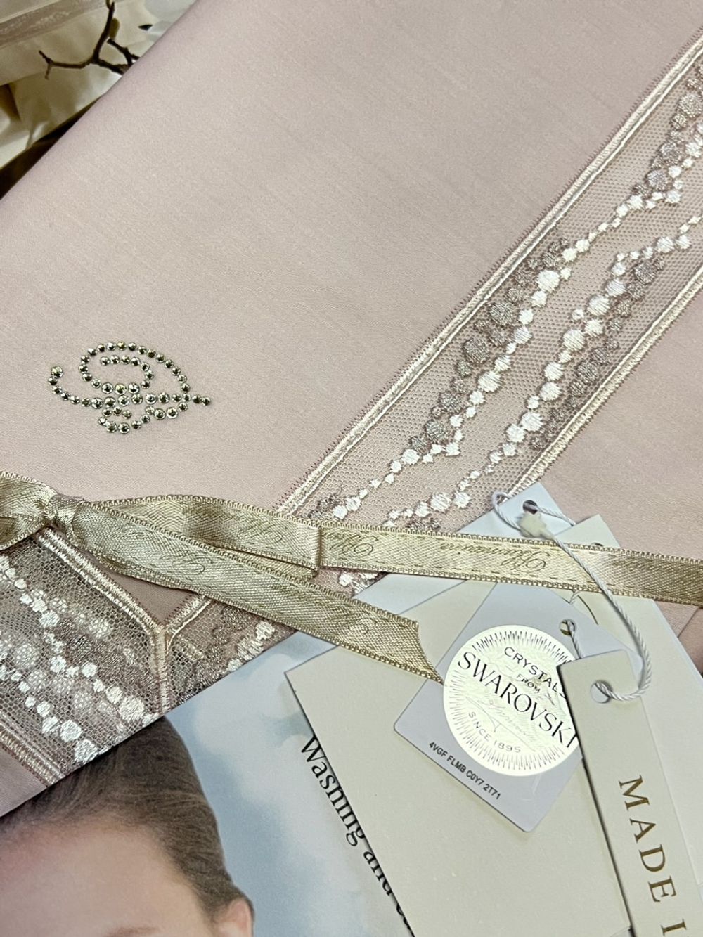 Постельное белье 2 спальное евро Blumarine Jasmine 1636