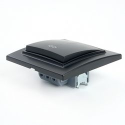 Переключатель перекрестный одноклавишный Stekker Эрна 39927