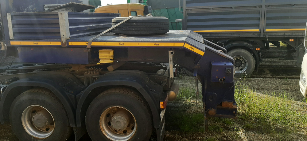 ПКФ СААБ 9891* Полуприцеп тяжеловоз 4 оси 9891-0000040-06 (Раздвижной)