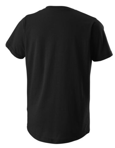 Футболка для мальчика теннисная Wilson Bela Tech Tee II B - black