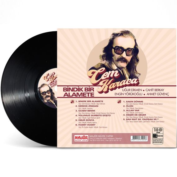 Vinil \ Пластинка \ Vynil Cem Karaca - BİNDİK BİR ALAMETE