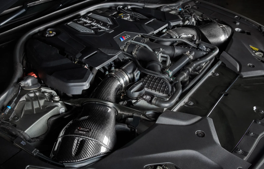 Eventuri Система впуска BMW M5 F90 / M8 F92 карбоновая глянцевая V2 EVE-F9XM5M8-CF-INT