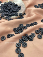 Пуговицы на прокол темно-синий с серым