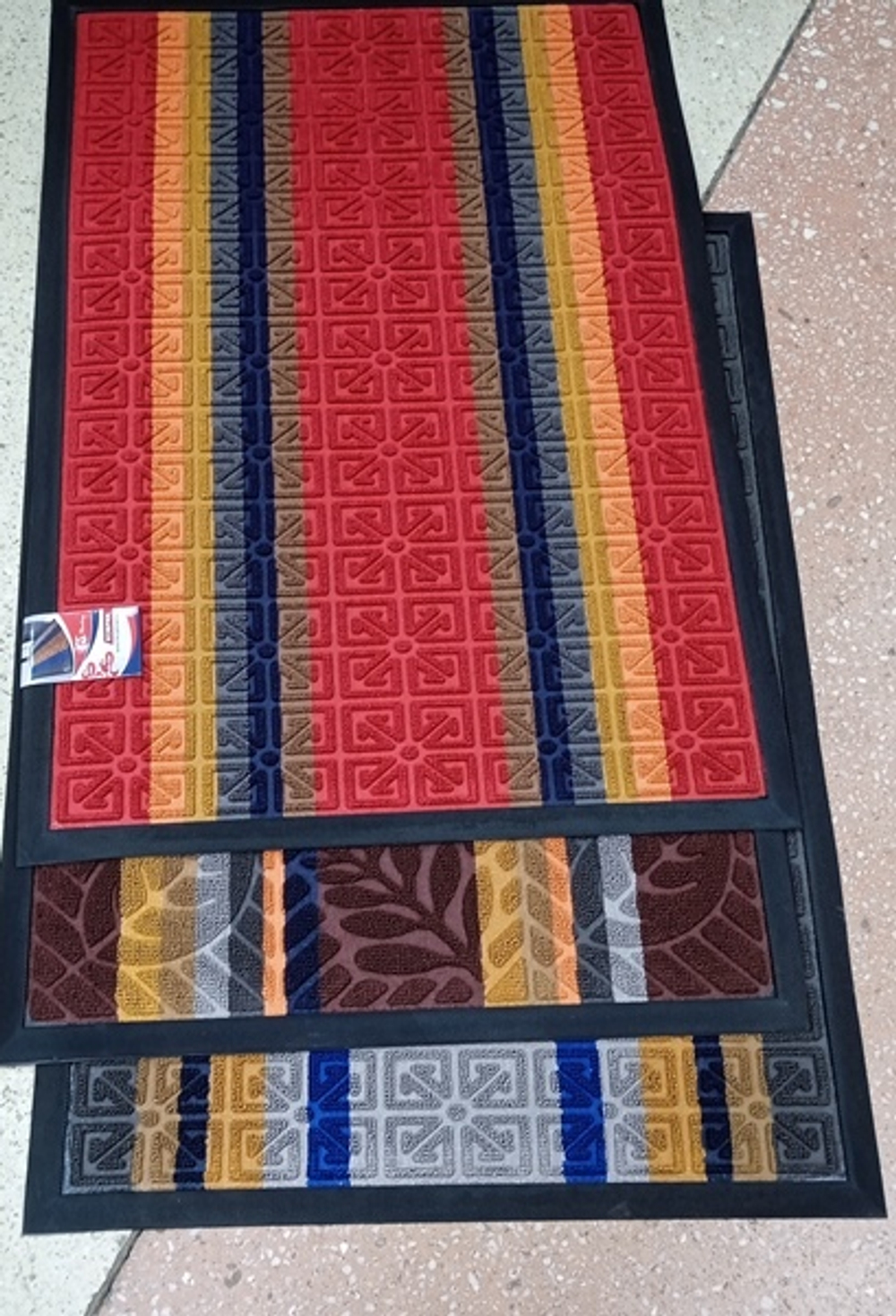 Коврик входной 60*90см, полиэстер/резина