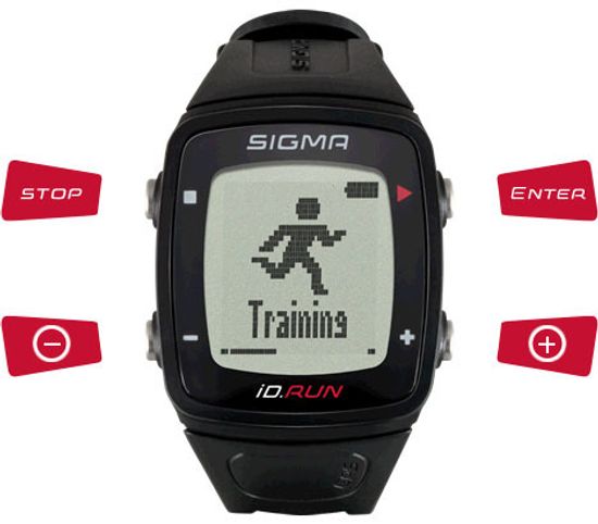 Пульсометр Sigma iD.Run 24810 желтые, 6 функций