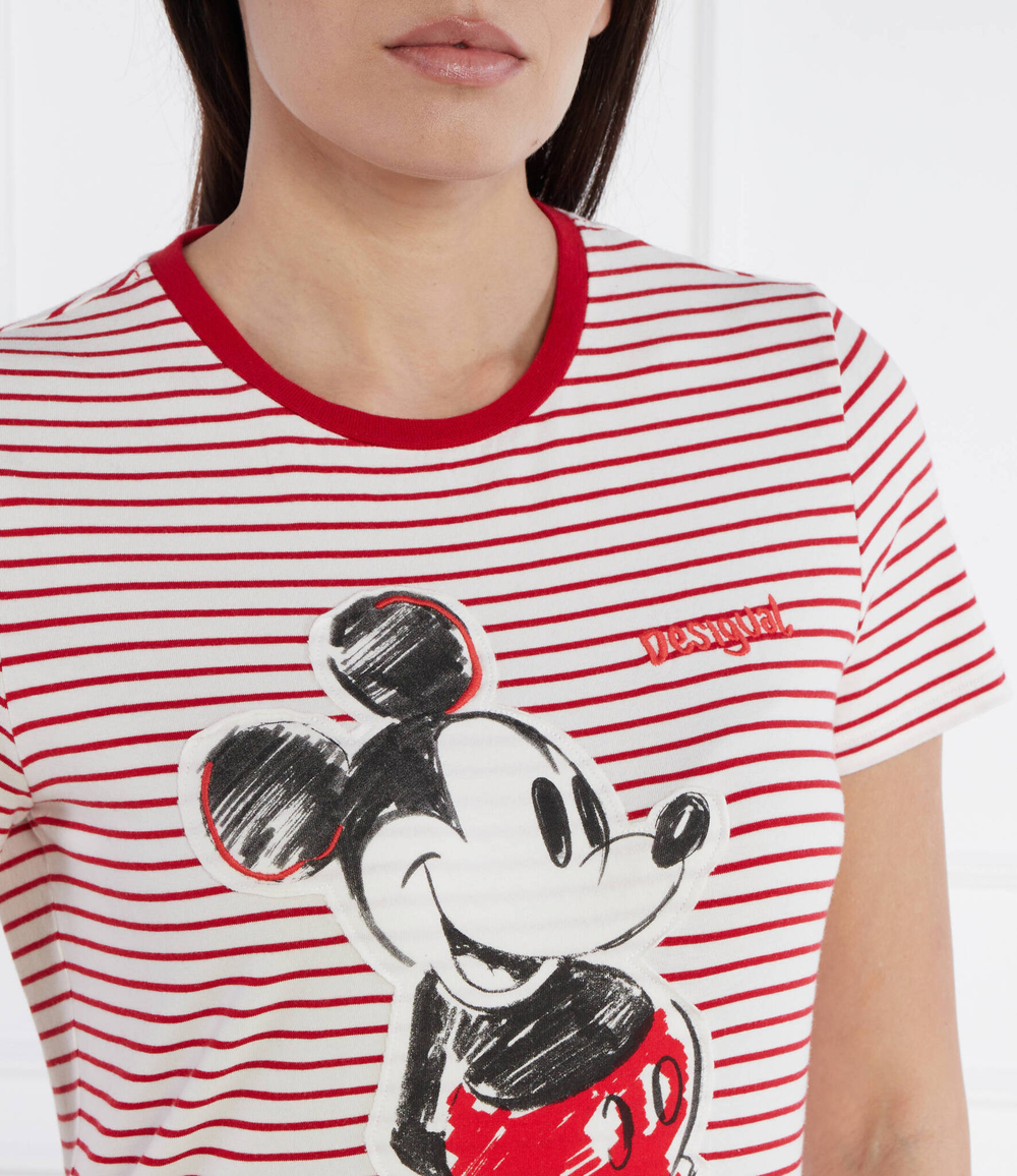 Футболка DESIGUAL X MICKEY MOUSE Desigual - красный(24SWTK77)