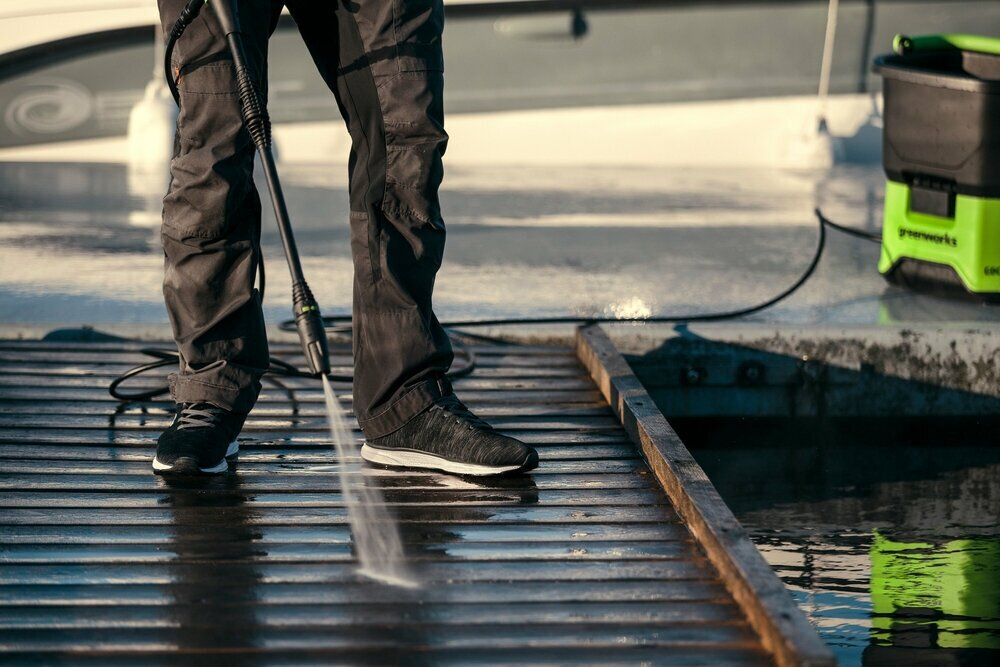 Мойка высокого давления аккумуляторная GREENWORKS GDC40 40В,70бар (5104507)