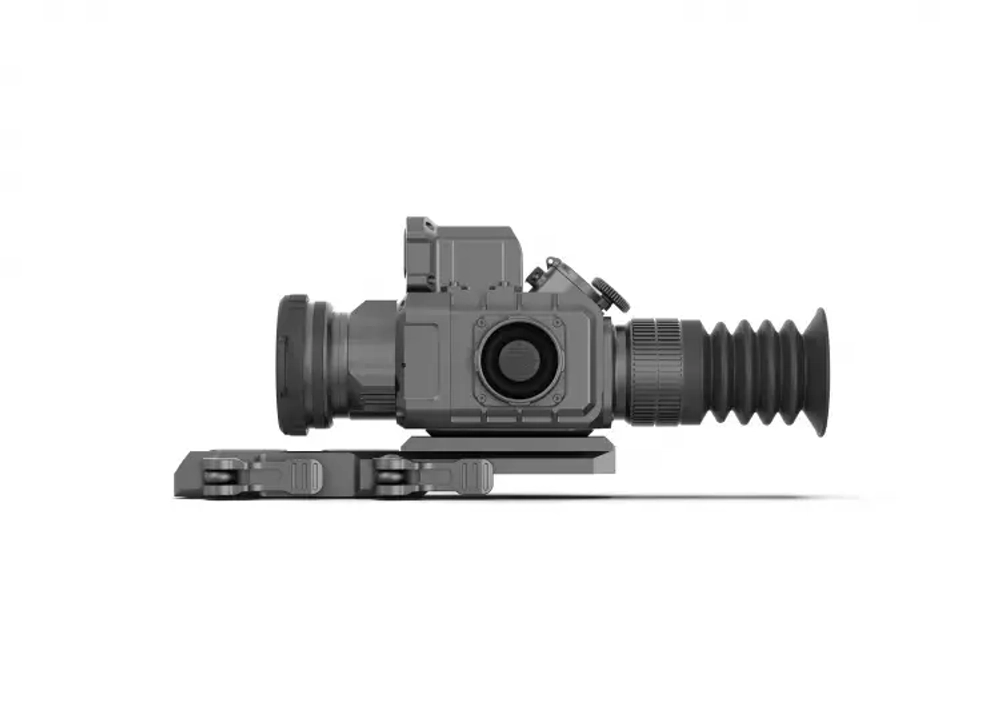 Тепловизионный прицел с дальномером LZIRTEK Perun 650L с креплением Weaver