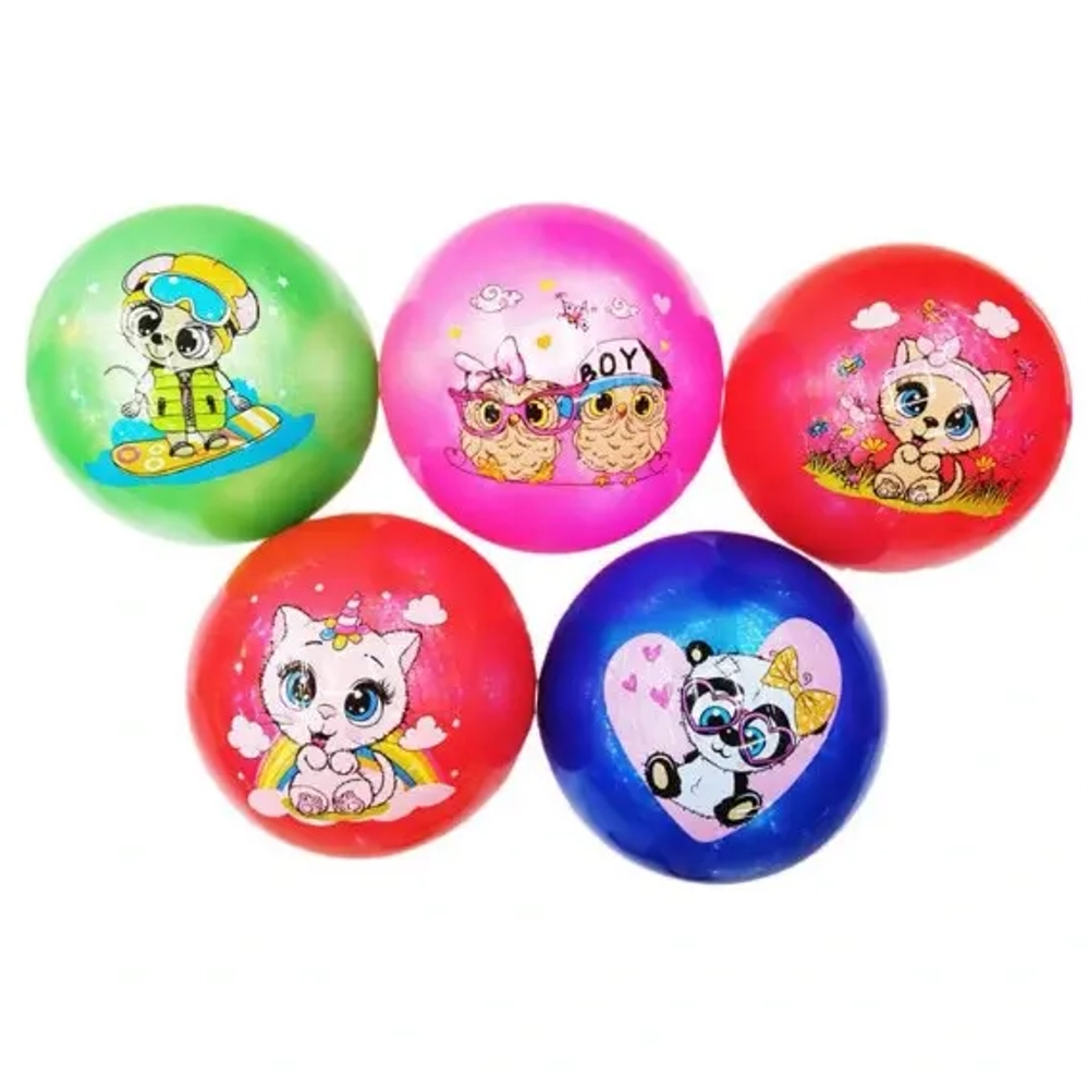 Мяч 22 см «Милые зверушки» (60 гр.)