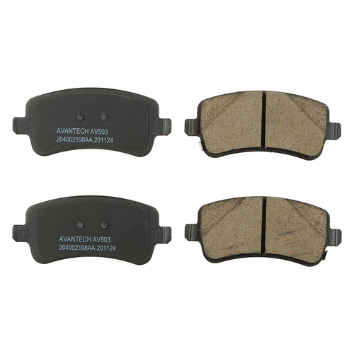 Колодки тормозные дисковые Avantech задние (противоскрипная пластина в компл.) AV503