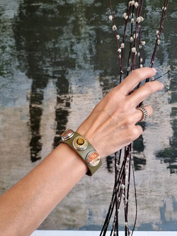 БРАСЛЕТ КЛАССИЧЕСКИЙ ОЛИВКОВЫЙ