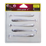 Мягкая приманка Crazy Fish Vibro Worm 4'' 10см 5шт 75-100 -