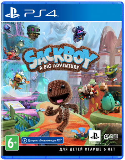 Игра Sackboy: A Big Adventure (Сэкбой: Большое Приключение) (Русская версия) для PlayStation 4