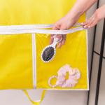 Детский чехол с карманами 110х50. Без принта