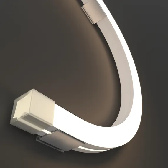 Гибкий неон 16х16 24В 10Вт/м 3000K IP67 10м (боковой изгиб) Led Strip 432014