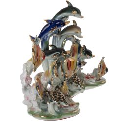 GAEM Фигурка декоративная "Морская композиция", L23 W9 H13 см, 4в.