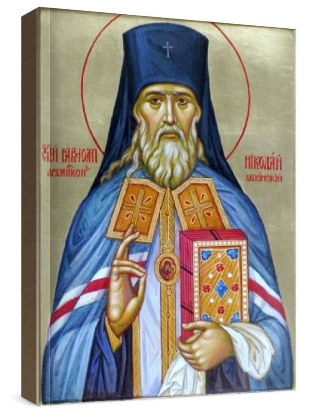 Николай Японский (рукописная икона)