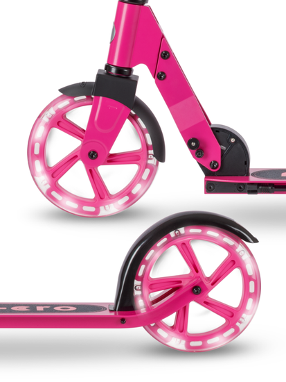 Колесо Micro LED для Cruiser 200*30 мм (1 шт), ягодный розовый