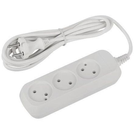 Удлинитель 3х3м без заземл. ПВС 2х0.75 UDL-10-330 Greenline Эра Б0065072