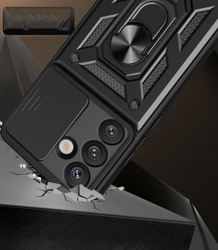 Чехол с кольцом Bumper Case для Samsung Galaxy S25